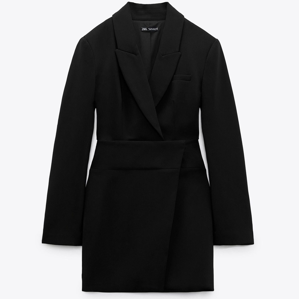 Zara blazer dress, black - Picture 4 of 7
